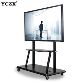 Office Interactive Flat Panel 4mm Tempered Glass 55 Inch Video Conference System I7 Led Infrared Interactive Whiteboard