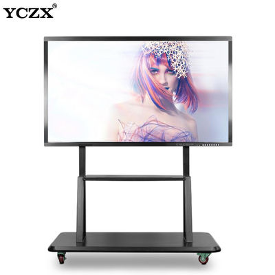 20 Points Interactive Flat Panel Led Smart Board Touch Screen Interactive Display