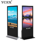 Touch Screen Floor Standing Digital Signage Display For Innovative Advertising