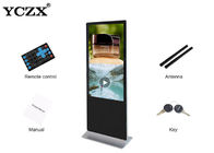 Ultra Thin Advertising Display 4k Floor Standing Digital Signage