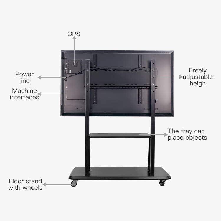 Smart Interactive Electronic Whiteboard I3 I5 I7 Touch Screen 55 65 75 86 98 Inch Smart Panel