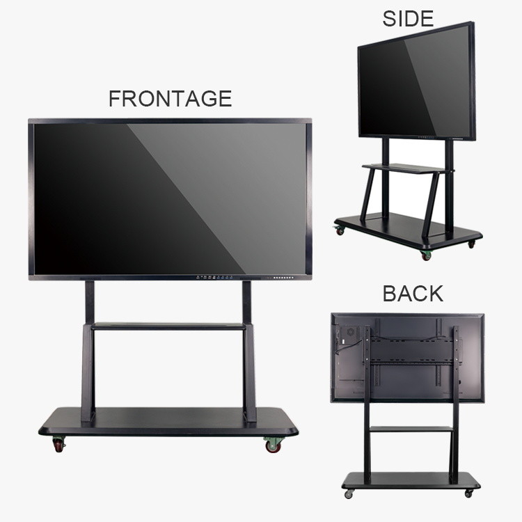 Classroom Education Teacher 65'' Touch Screen Lcd Multi Touch Interactive Flat Panel Displays Monitor