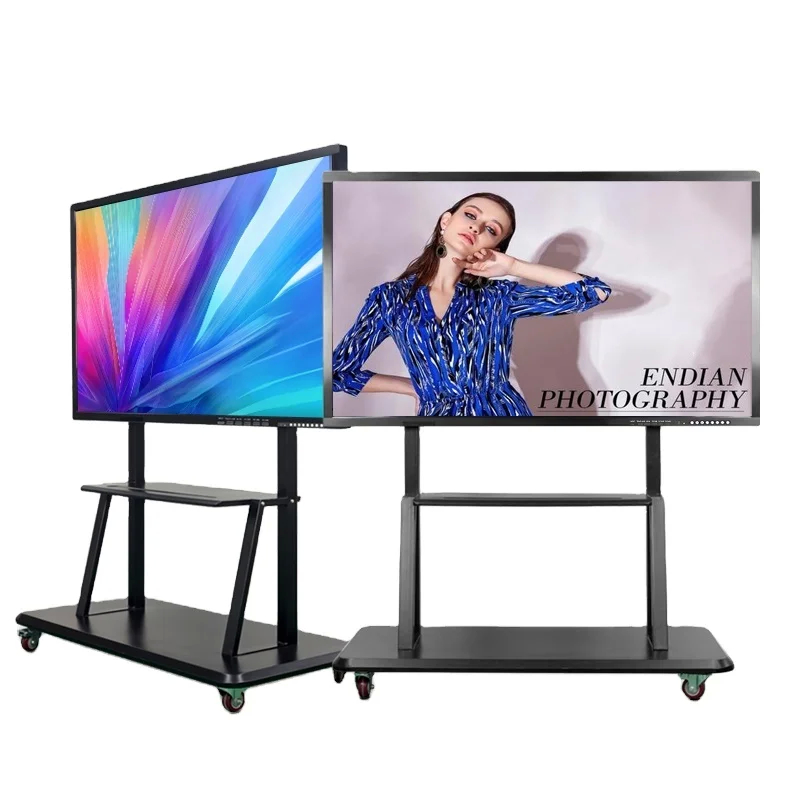 Short Side 47 inch Interactive Touch Screen With Transparent Display 8 Arrays Microphone Quantity