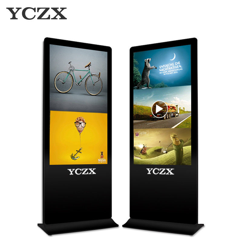 Indoor LCD Advertising Player , Touch Screen Digital Information Display Monitors