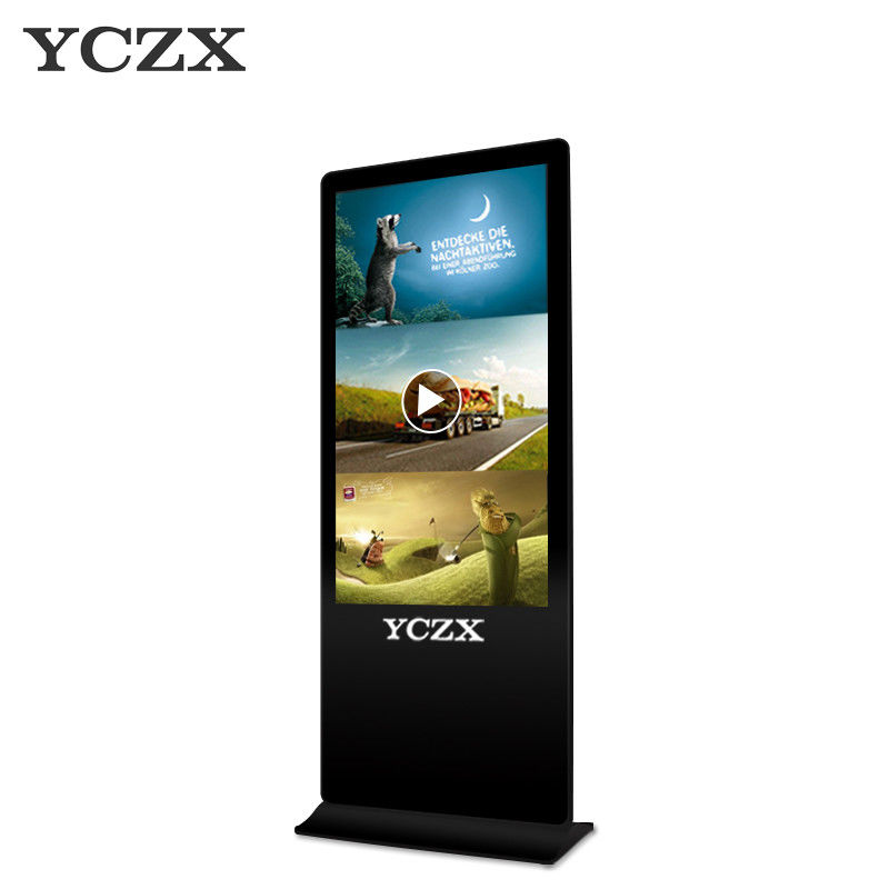 Interactive Touch Screen LCD Advertising Player , Intelligent Digital Kiosk Display