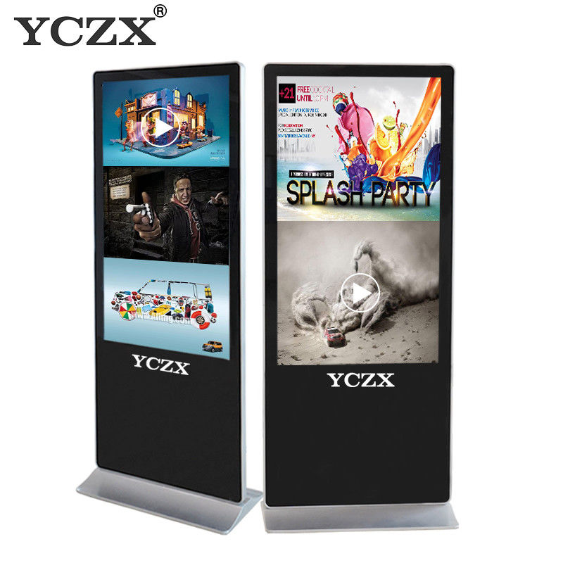 10 Points IR Touch Digital Signage Interactive Displays 65 Inch For Shopping Mall