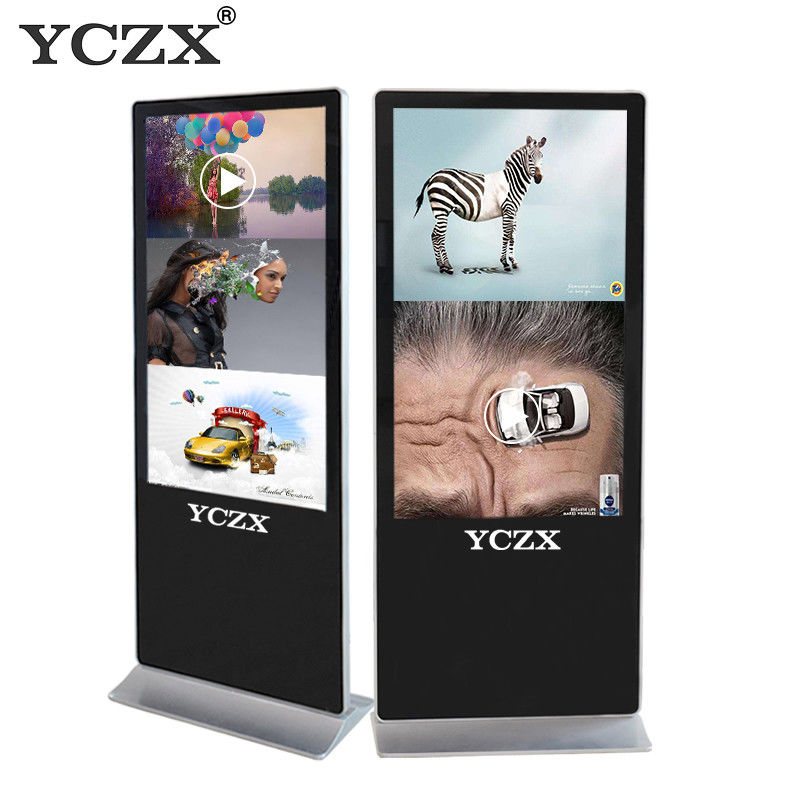 Stand Alone Touch Screen Kiosk 4K For Telecommunications / Gas Stations