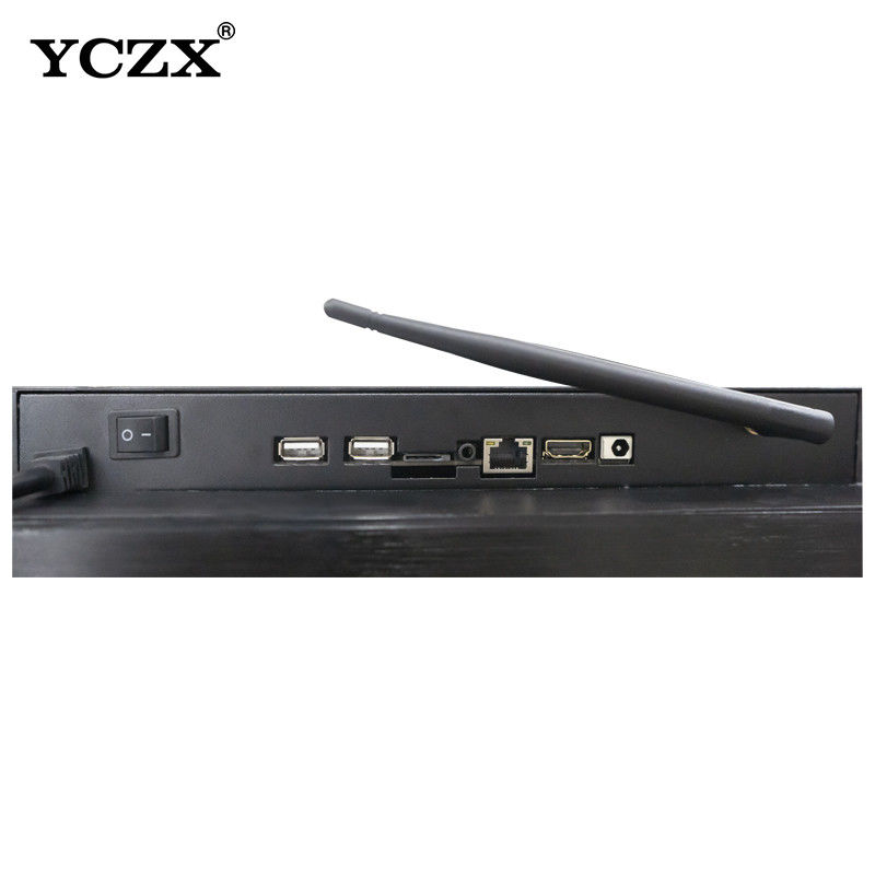 Black /  Silver Color Digital Signage Advertising Player With Wifi ROHS ISO9001