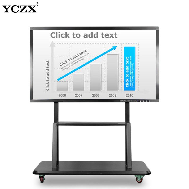 Finger Touch  Interactive Flat Panel 43" 10 Points Infrared LCD Whiteboard For School