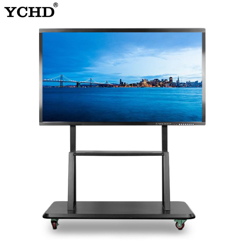 4mm Tempered Glass 4k Uhd 75”Interactive Flat Panel