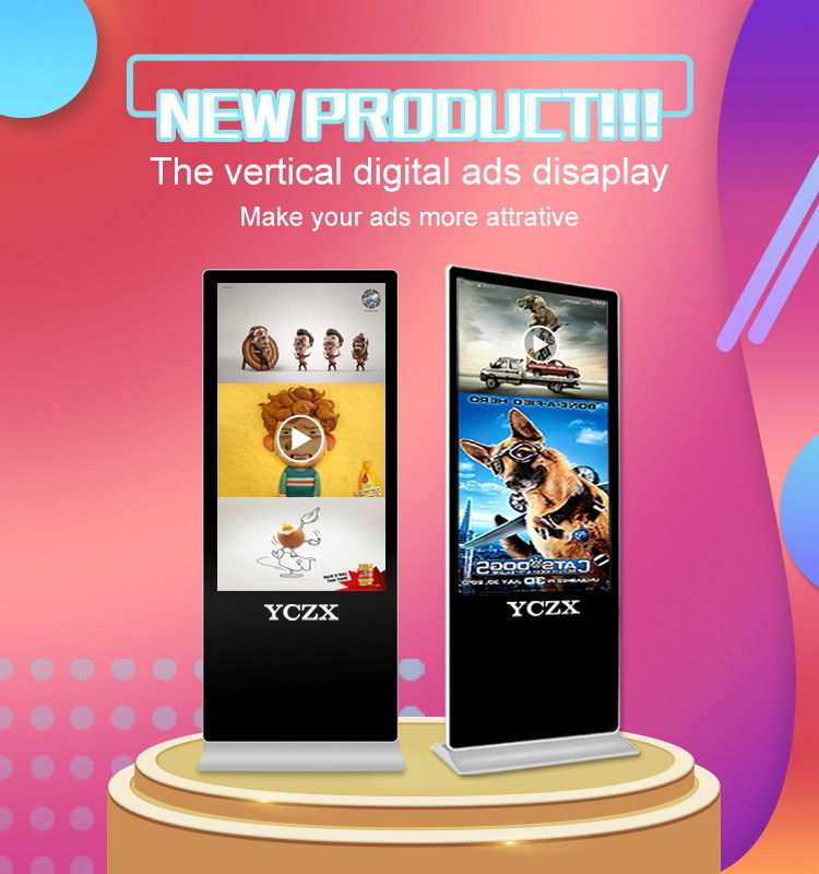 Custom Size Commercial Indoor Advertising Standing Led Display screen